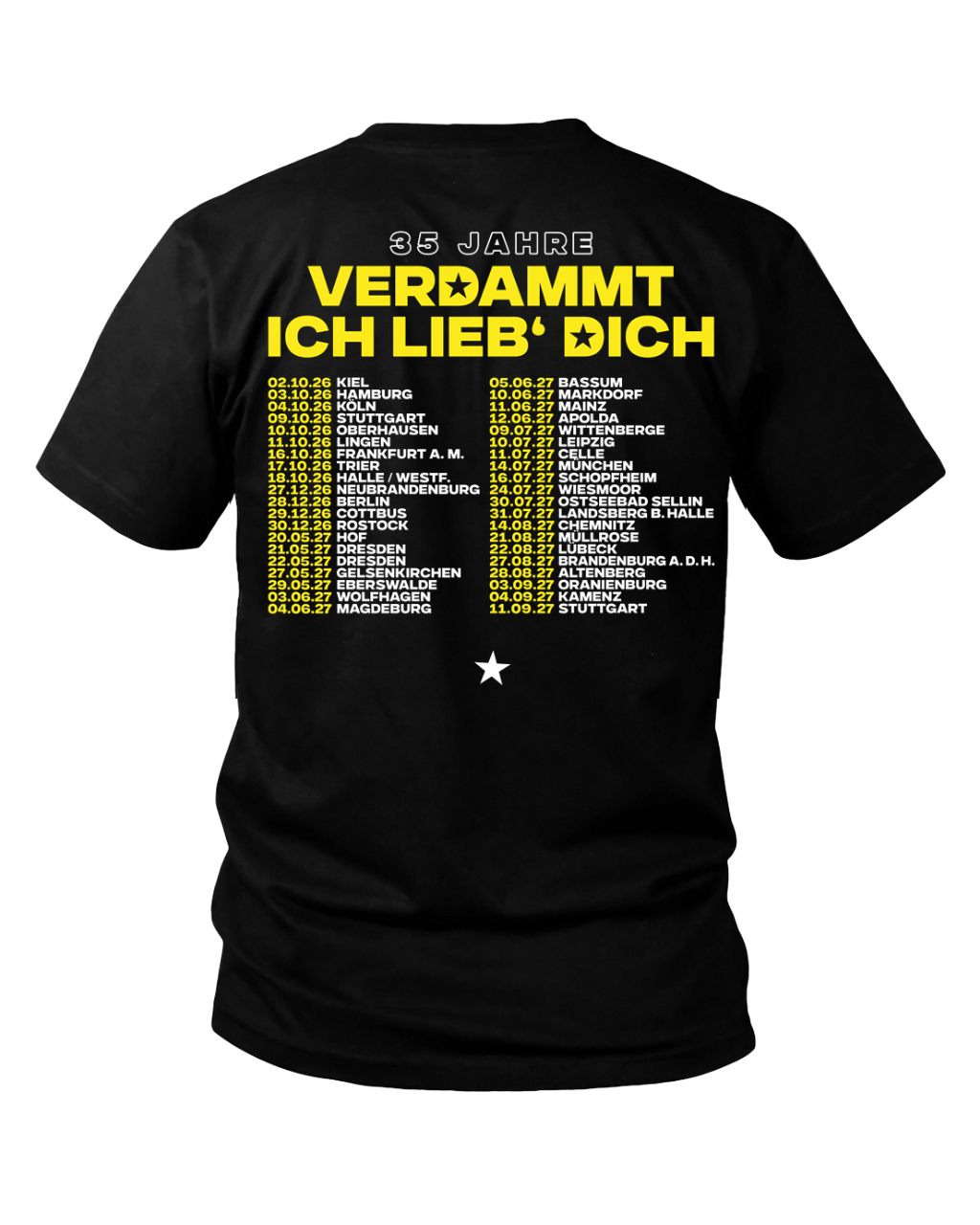 Matthias Reim - 35 Jahre Verdammt Ich Lieb Dich Tour - T-Shirt