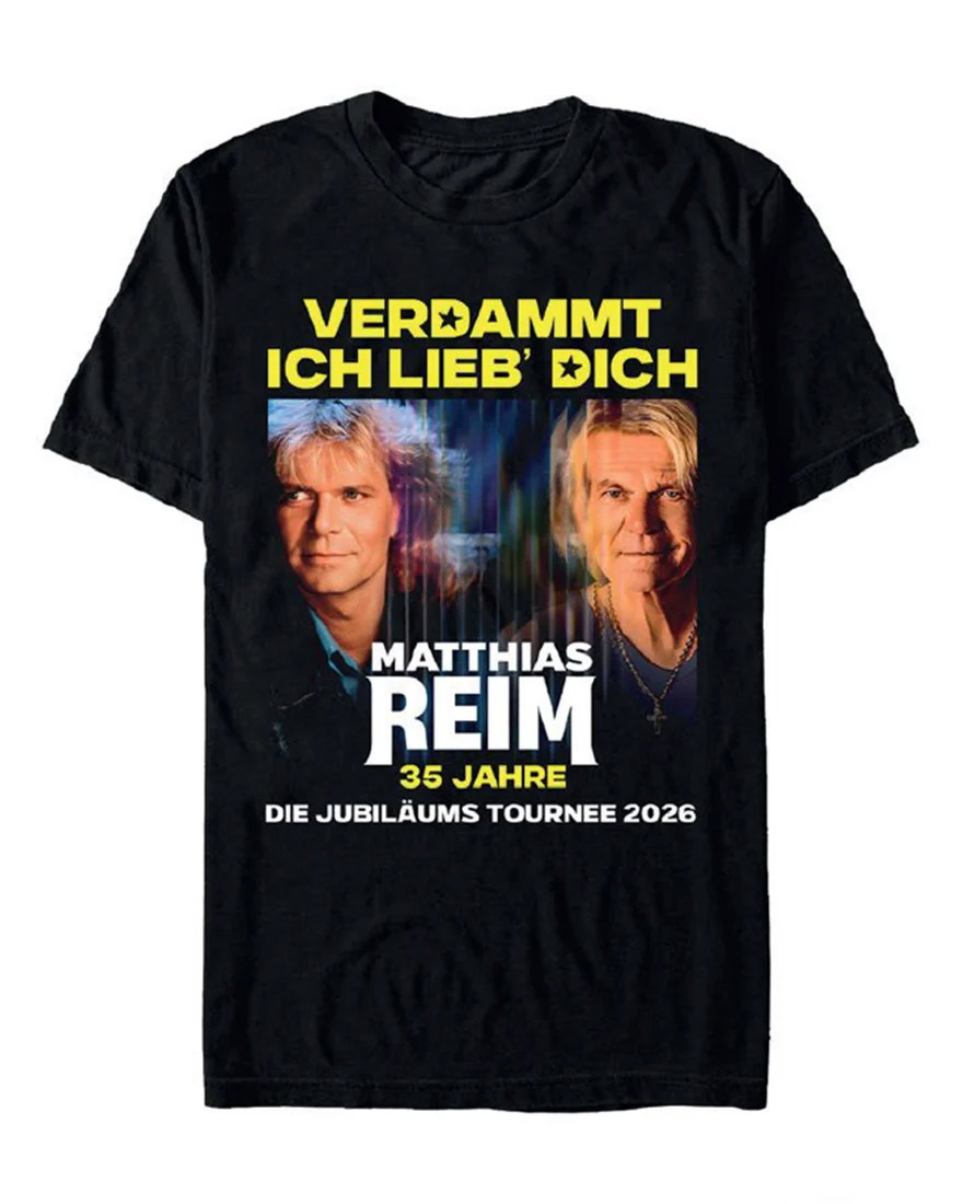 Matthias Reim - Jubiläums Tournee 2026 - T-Shirt